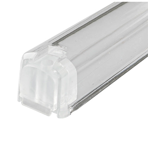 Mezuzah Case - Water proof plastic with Silver Accents 12cm