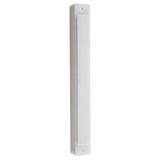 Mezuzah Case - Plastic with Silver Shin 12cm