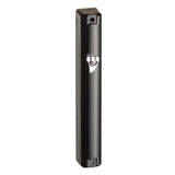 Mezuzah Case - Black with Silver Shin 15cm