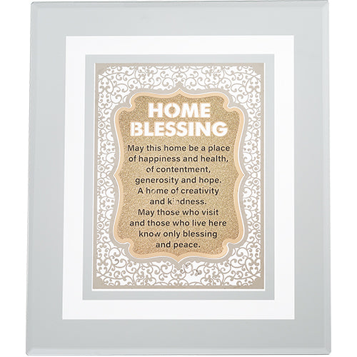 Framed Blessing - with Metal Plaque 23*28cm Home Blessing (English)