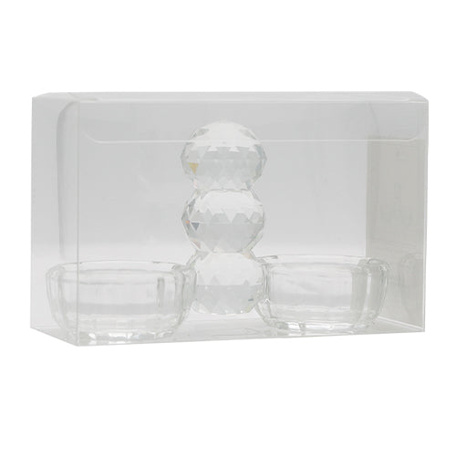 Salt Holder - Elegant Crystal Saltie 12*14cm