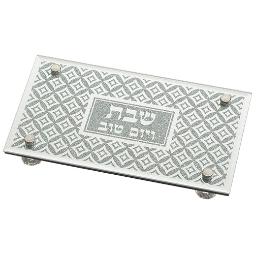 Candlestick Tray - Glass 25X14cm