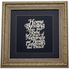 Framed Blessing - Gold Plate 42*43cm
