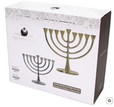 Chanukah Menorah - Metal 23*19cm Nickel