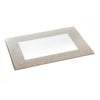 Candlestick Tray - Gold Mirror Diamond 25/35cm