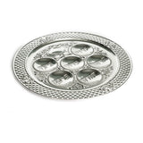 Seder Plate Passover (Pesach) -Silver plated 40cm