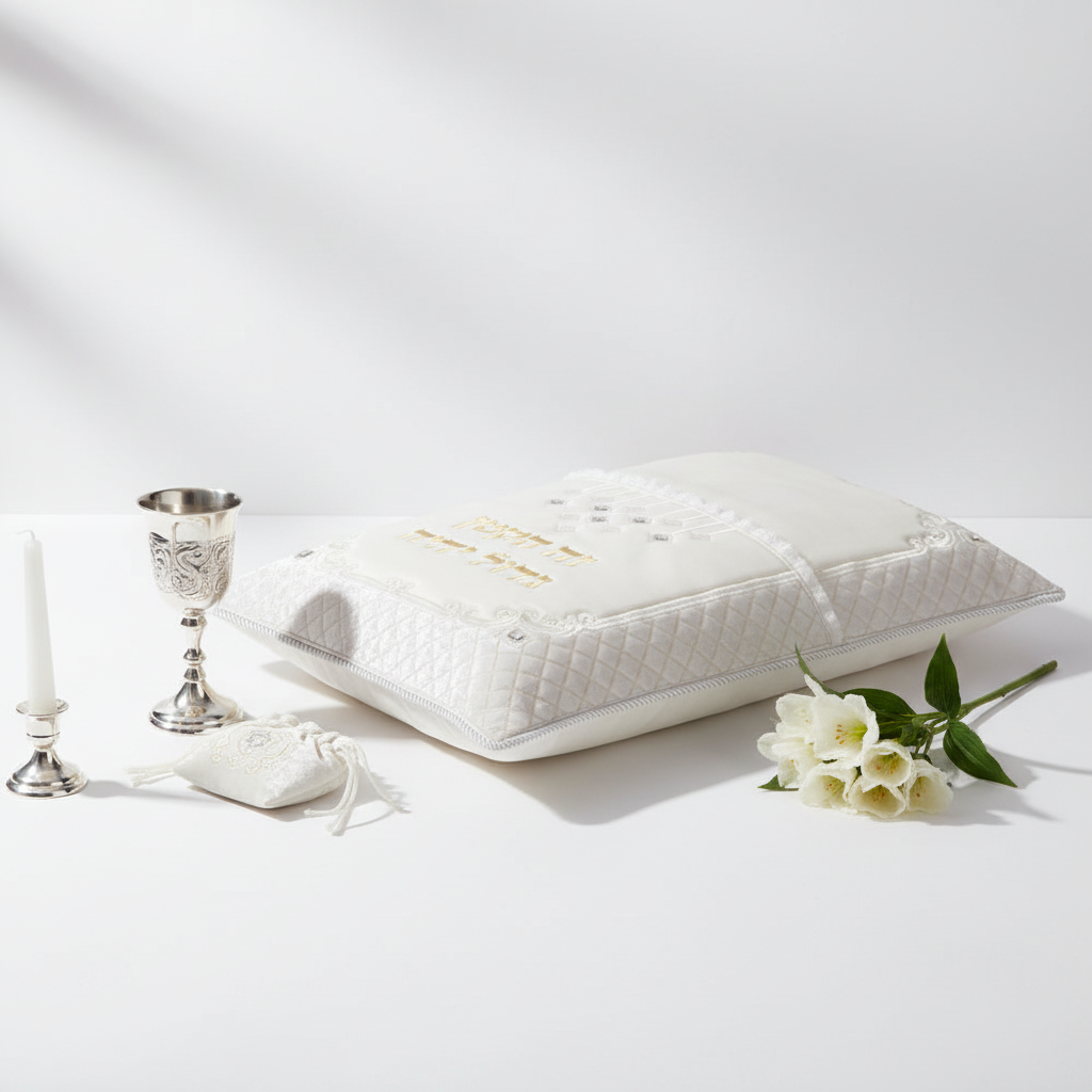 Brit Pillow with Ceremonial Elements
