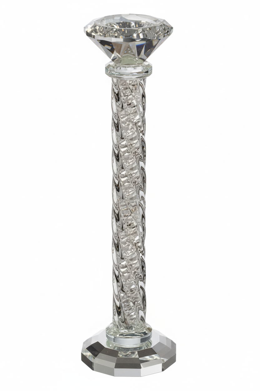 Crystal Candlesticks Detail Shot