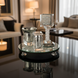 Crystal Havdalah Set - Premium Display