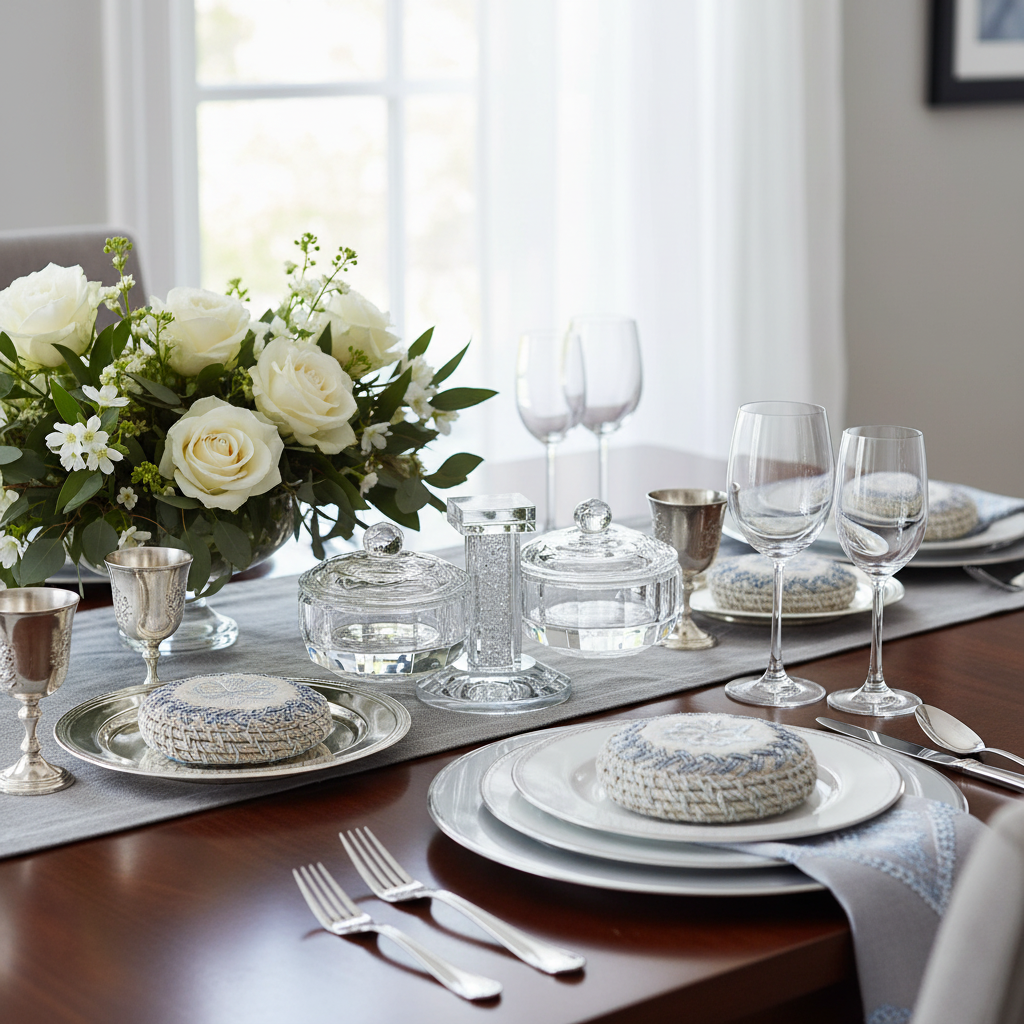 Elegant dining table setting