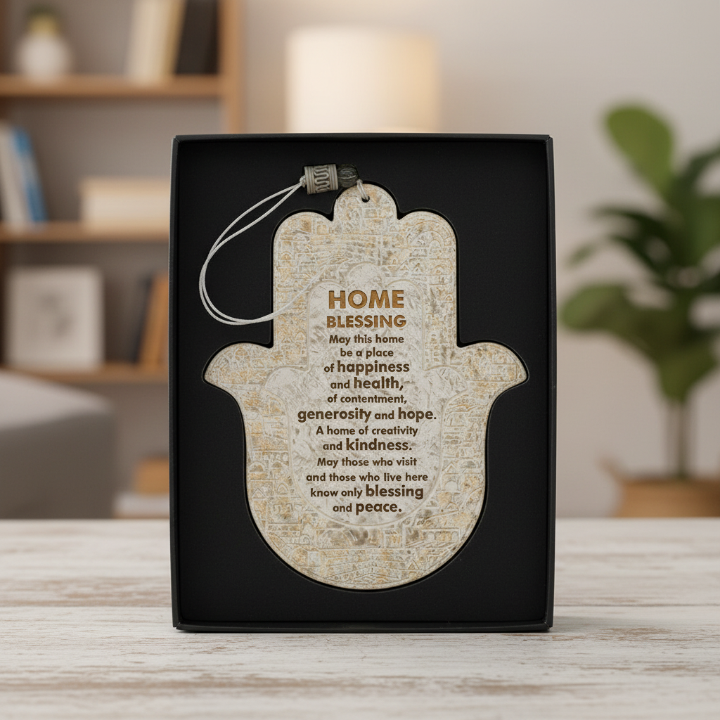 English Hamsa in Display Box