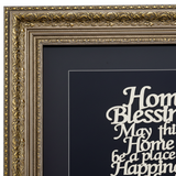 Gold Frame Detail Close-up