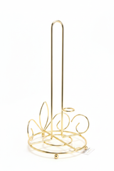 Gold Wire Stand White Angle