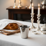 Kiddush Cup on Shabbat Table