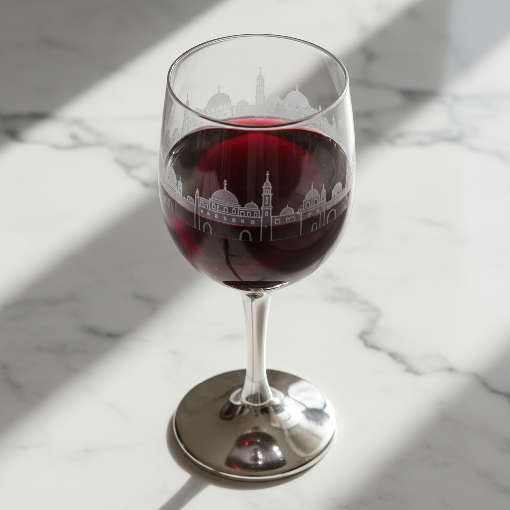 Kiddush Cup with Wine