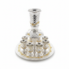 Kiddush Wine Fountain Set White Front