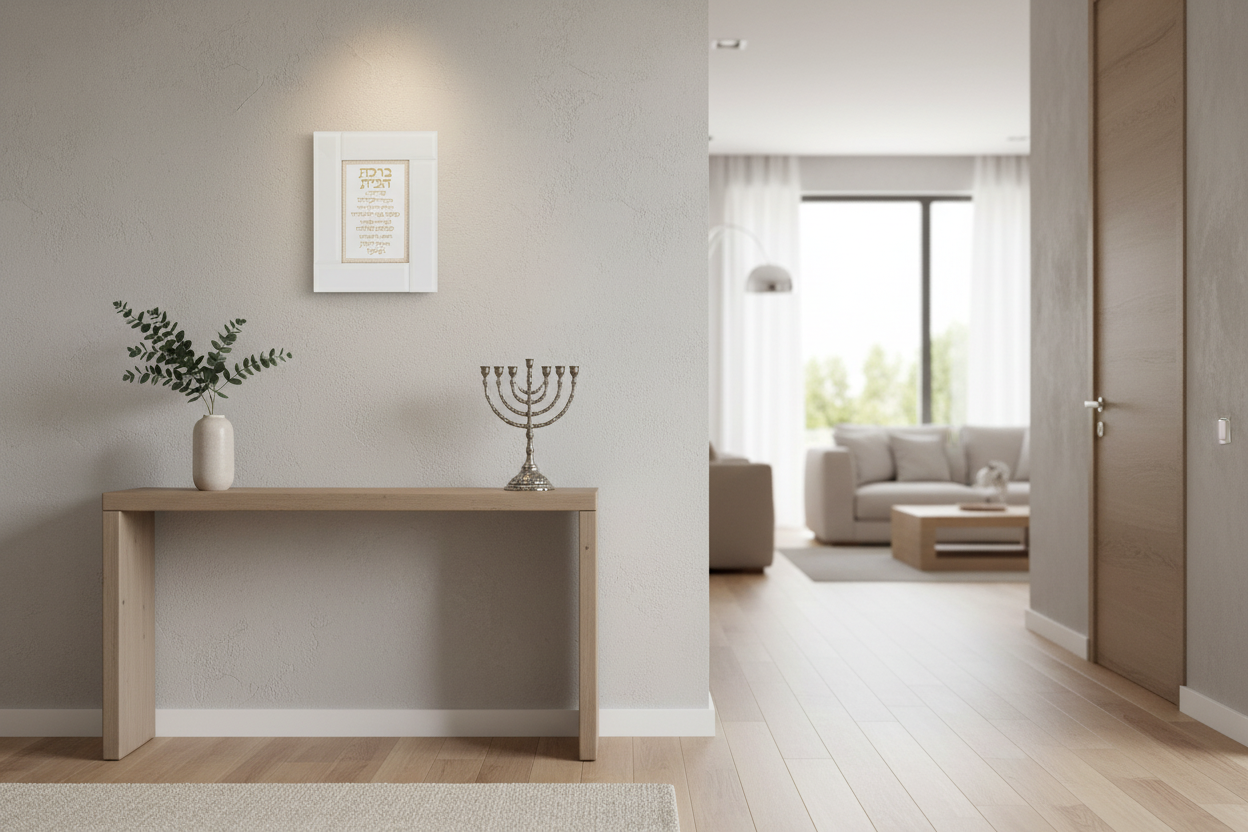 Lifestyle shot in home entryway