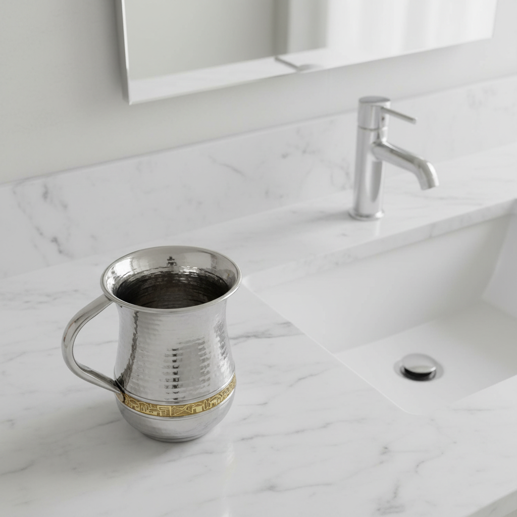 Modern bathroom setting