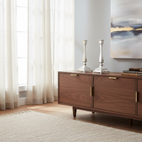 Modern home display of candlesticks