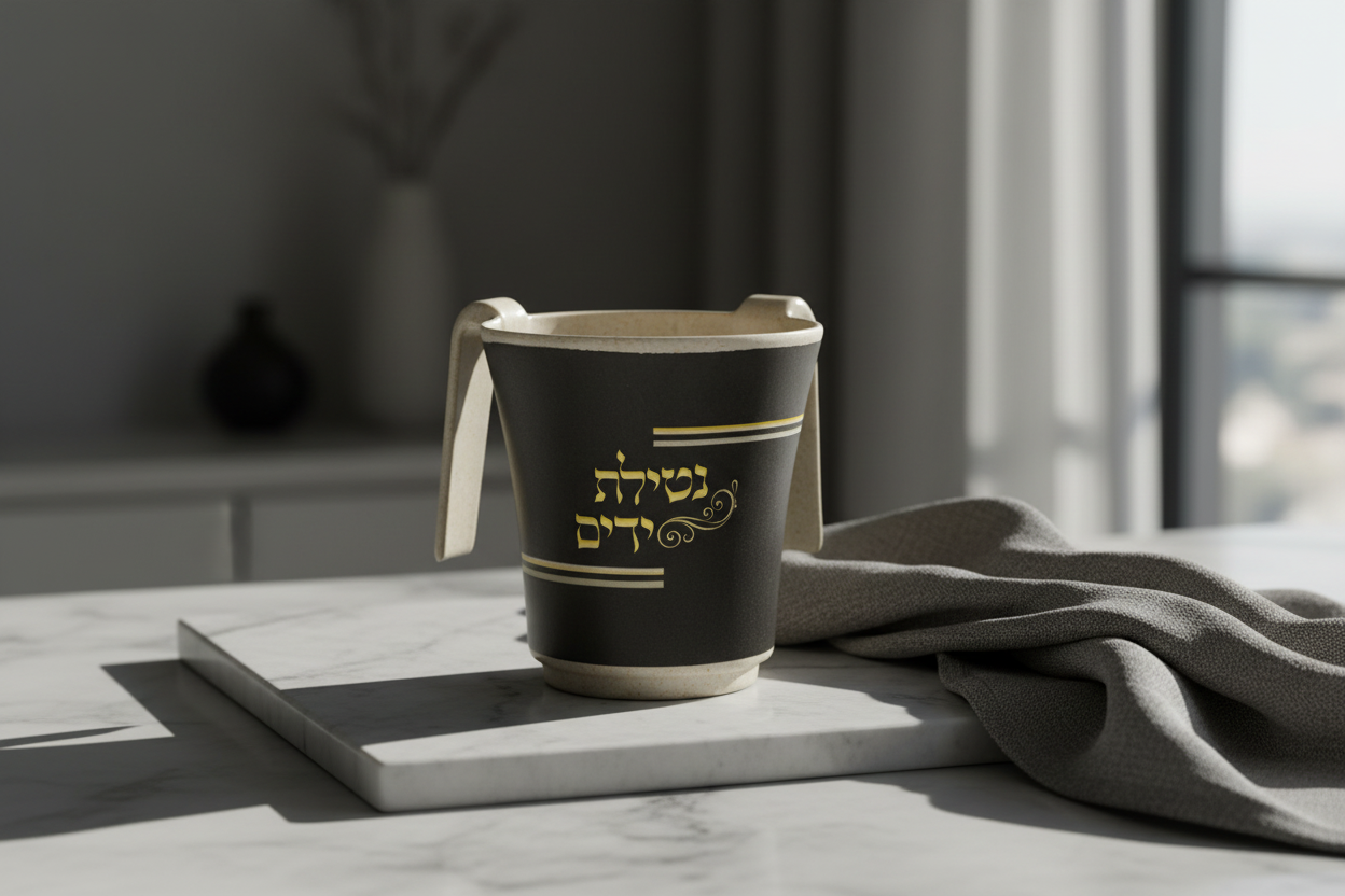 Netilat Yadayim washing cup - lifestyle styling