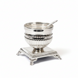 Salt Holder - Open Salt Silver Stripes