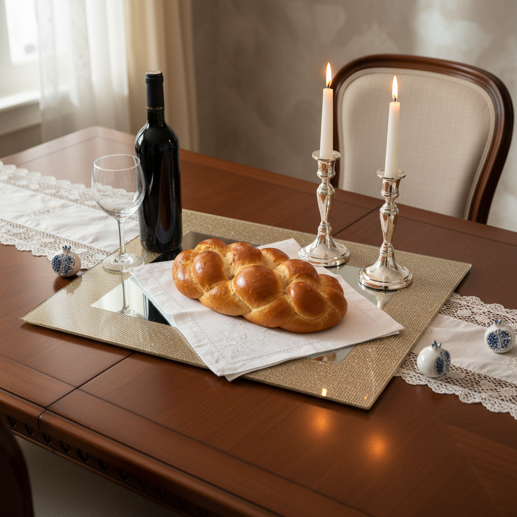Overhead Shabbat Display