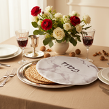 Passover Cover on Seder Table