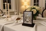 Shabbat Plaque Table Scene