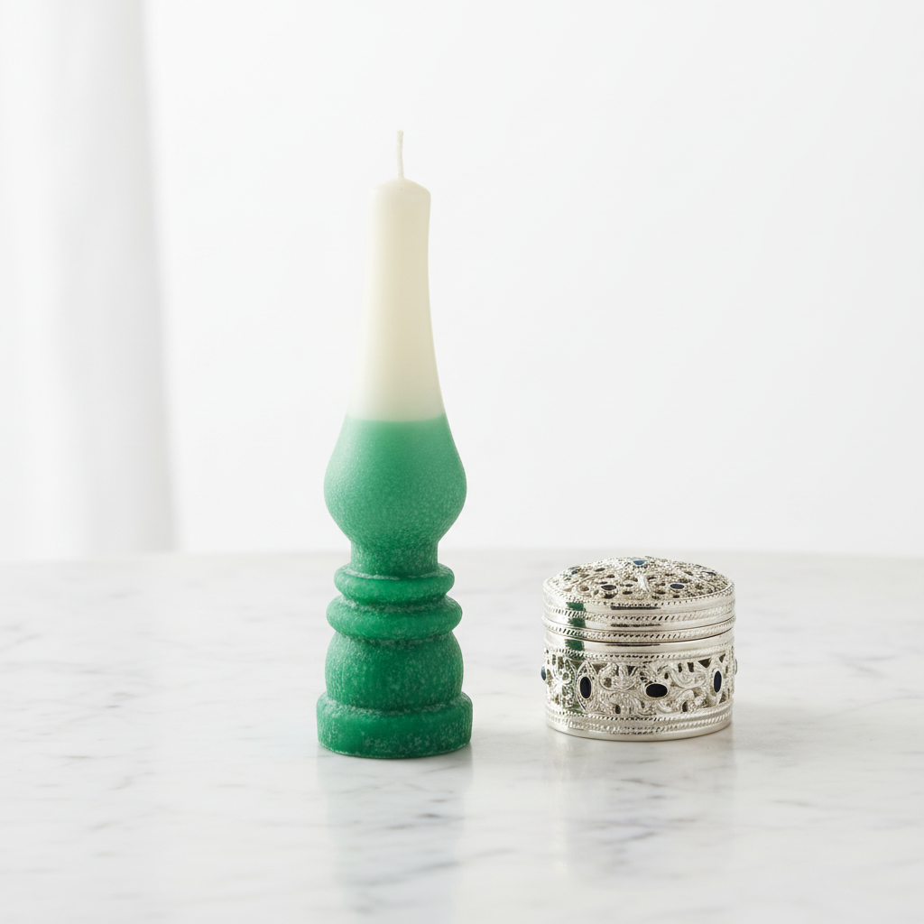 Single candle presentation
