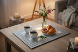 Striped Mirror Tray - Coffee Service
