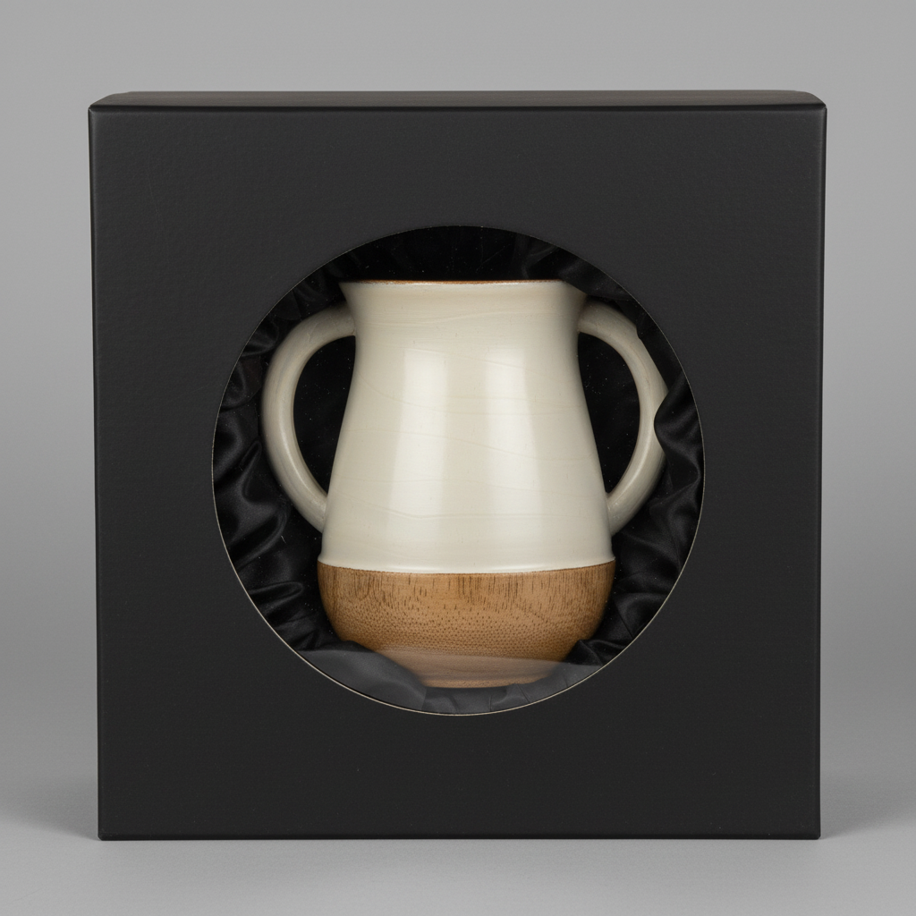 Washing cup in black gift box