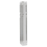 Mezuzah Case - Water proof plastic with Silver Accents 12cm