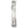 Mezuzah Case - Water proof plastic Clear With Rubber Cork 12cm
