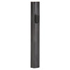 Mezuzah Case - Water Proof black Aluminum 12cm - Modern Shin Design