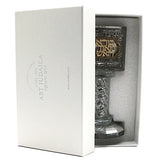 Havdalah - Crystal Havdalah Candle Holder with Jerusalem Plaque 13cm