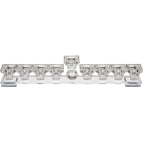 Chanukah Menorah - Elegant Crystal 37cm