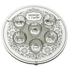 Seder plate Passover (pesach) - Glass 36cm