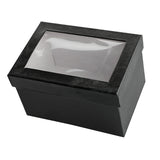 Tzedakah Box - Elegant White Wood 14cm