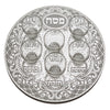 Seder plate Passover (pesach) - Glass with Stones 36cm, inc. 6 bowls