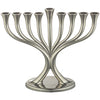 Chanukah Menorah - Metal 23*19cm Nickel