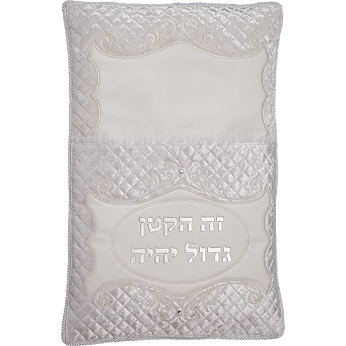 Brit Pillow - Leatherette74*50cm with Bold Embroidery