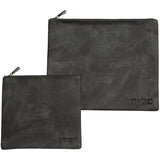 Tallit & Tefillin Bag Set - Leatherette 36×29cm with Embroidery