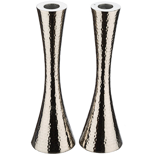 Candlesticks - Hammered Aluminum23 cm