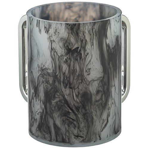 Washing Cup (Netilat Yadayim) - Lucite Clear marble 13cm