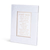Framed Blessing - Glass white 22×18cm - "Mizmor L'todah"