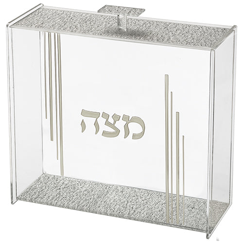 Matzah stand Passover (pesach) - Clear Lucite23*21cm
