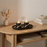 Candlesticks - Polymer Set Tray and Pair