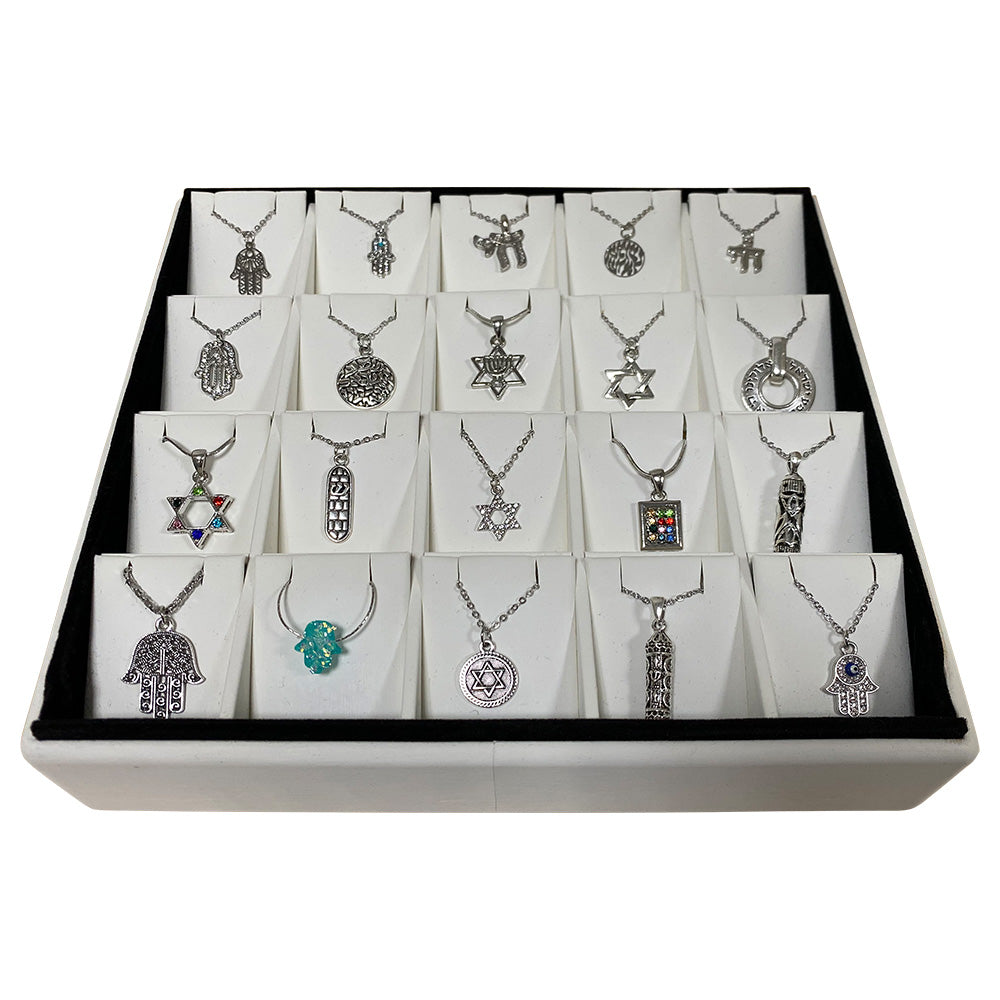 Pendants - Rhodium On Display