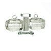 Salt Holder - Crystal/Stone Decorated Open Jars and Lids