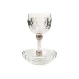 Kiddush Cup - Crystal Stone Ring Base